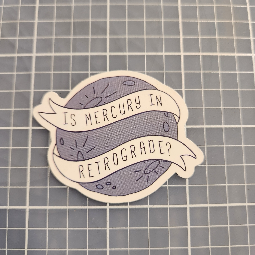 10/$10 Sticker Celestial Moon